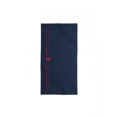Greenwich Polo Club Πετσέτα Γυμναστηρίου με Μικροΐνες Μπλε 45x90cm