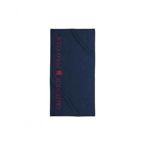 Greenwich Polo Club Πετσέτα Γυμναστηρίου με Μικροΐνες Μπλε 45x90cm