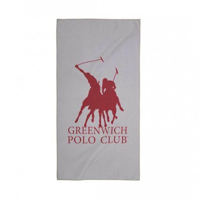Greenwich Polo Club Πετσέτα Γυμναστηρίου με Μικροΐνες Γκρι 45x90cm