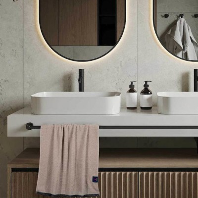 Greenwich Polo Club Σετ Πετσέτες Μπάνιου 3τμχ Cozy Beige Βάρους 480gr/m²