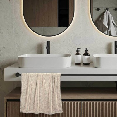 Greenwich Polo Club Σετ Πετσέτες Μπάνιου 3τμχ Cozy 4124 Taupe Βάρους 480gr/m²