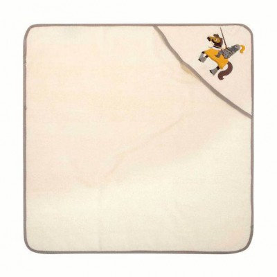 Greenwich Polo Club Βρεφική Κάπα-Μπουρνούζι με Κουκούλα Baby Essential Beige 80x80εκ.