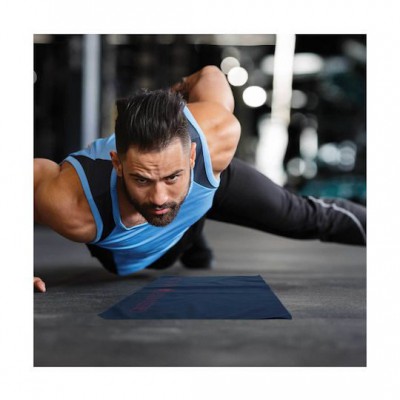 Greenwich Polo Club Πετσέτα Γυμναστηρίου με Μικροΐνες Μπλε 45x90cm