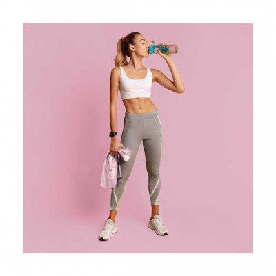 Greenwich Polo Club Πετσέτα Γυμναστηρίου με Μικροΐνες Ροζ 45x90cm