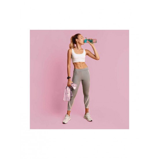 Greenwich Polo Club Πετσέτα Γυμναστηρίου με Μικροΐνες Ροζ 45x90cm