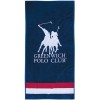 Greenwich Polo Club Πετσέτα Θαλάσσης Βαμβακερή Μπλε 180x90εκ.