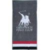 Greenwich Polo Club Πετσέτα Θαλάσσης Βαμβακερή Γκρι 180x90εκ.