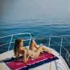 Greenwich Polo Club Πετσέτα Θαλάσσης Βαμβακερή Κόκκινη 180x90εκ.