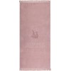 Greenwich Polo Club Πετσέτα Θαλάσσης Παρεό Ροδί με Κρόσσια 190x90εκ.