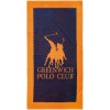 Greenwich Polo Club Πετσέτα Θαλάσσης Βαμβακερή Πορτοκαλί 180x90εκ.