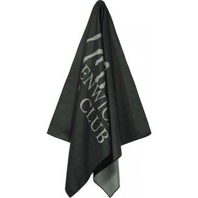 Greenwich Polo Club Πετσέτα Microfiber Σώματος 280gr/m² Διπλής Όψεως Μαύρη 170x80εκ.
