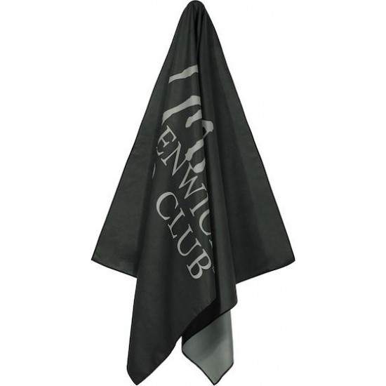 Greenwich Polo Club Πετσέτα Microfiber Σώματος 280gr/m² Διπλής Όψεως Μαύρη 170x80εκ.