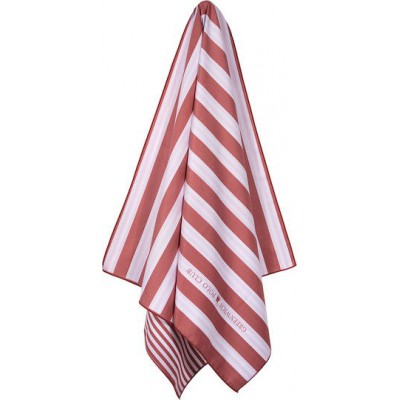 Greenwich Polo Club Πετσέτα Microfiber Σώματος 280gr/m² Διπλής Όψεως Κόκκινη 170x80εκ.
