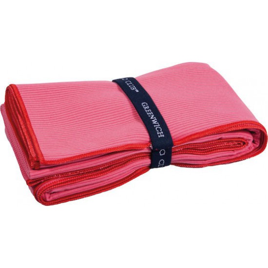 Greenwich Polo Club Πετσέτα Microfiber Σώματος 280gr/m² Ροζ 180x80εκ.
