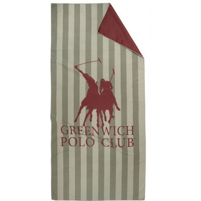 Greenwich Polo Club Πετσέτα Microfiber Σώματος 280gr/m² Πράσινη 170x80εκ.