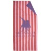 Greenwich Polo Club Πετσέτα Microfiber Σώματος 280gr/m² Διπλής Όψεως Ροζ 170x80εκ.