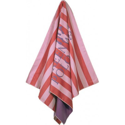 Greenwich Polo Club Πετσέτα Microfiber Σώματος 280gr/m² Διπλής Όψεως Ροζ 170x80εκ.