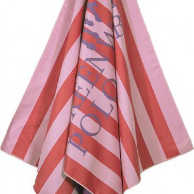 Greenwich Polo Club Πετσέτα Microfiber Σώματος 280gr/m² Διπλής Όψεως Ροζ 170x80εκ.