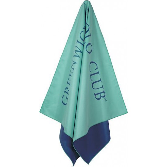 Greenwich Polo Club Πετσέτα Microfiber Σώματος 280gr/m² Διπλής Όψεως Μπλε 170x80εκ.