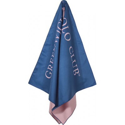 Greenwich Polo Club Πετσέτα Microfiber Σώματος 280gr/m² Διπλής Όψεως Μπλε 170x80εκ.