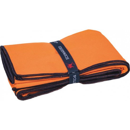 Greenwich Polo Club Πετσέτα Microfiber Σώματος 280gr/m² Πορτοκαλί 180x80εκ.