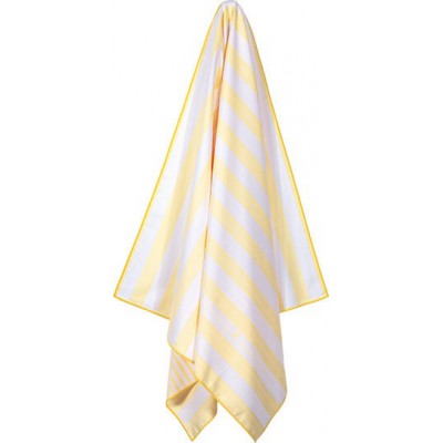 Greenwich Polo Club Πετσέτα Microfiber Σώματος 280gr/m² Διπλής Όψεως Κίτρινη 170x80εκ.