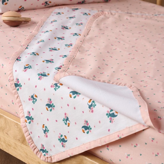 Kentia Κλασικό Σελτεδάκι Light Pink Ροζ 72x42εκ. 2τμχ