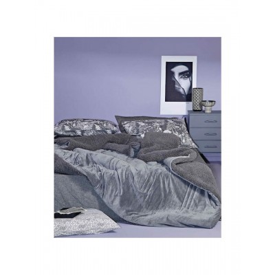 Kentia Κουβερτοπάπλωμα Υπέρδιπλο 240x260εκ. Notturno Γκρι 730 GSM
