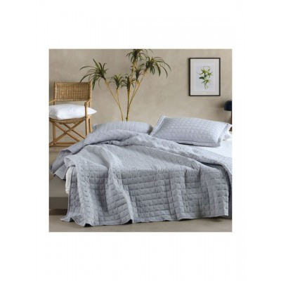 Kentia Κουβερλί Υπέρδιπλο από Πολυεστέρα Grey 220x240cm
