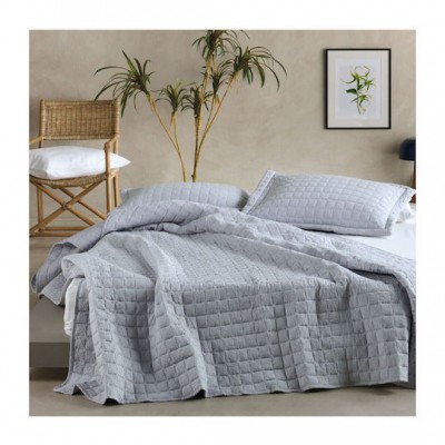 Kentia Κουβερλί Υπέρδιπλο από Πολυεστέρα Grey 220x240cm