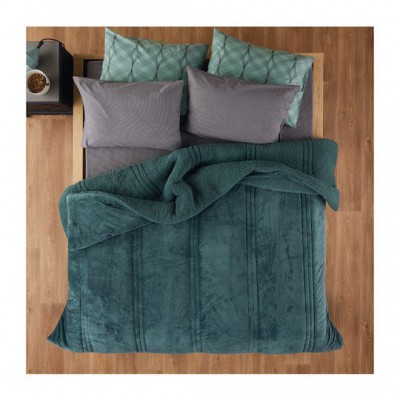 Kentia Κουβερτοπάπλωμα Υπέρδιπλο 240x260εκ. Notturno Πετρόλ 730 GSM