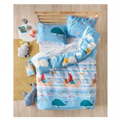 Kentia Σετ Σεντόνια Μονά Βαμβακερά 160x270cm 3τμχ
