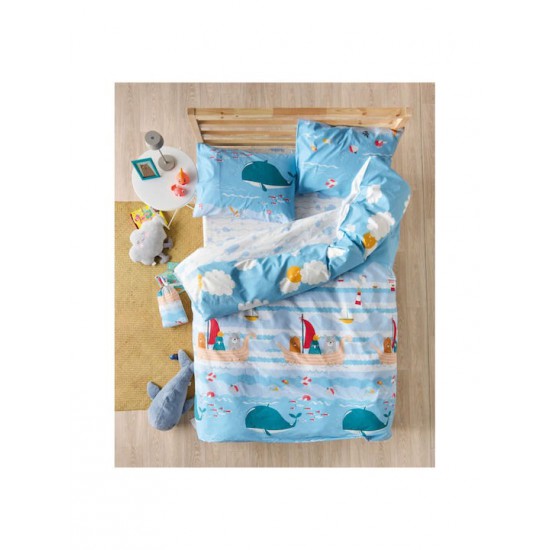 Kentia Σετ Σεντόνια Μονά Βαμβακερά 160x270cm 3τμχ