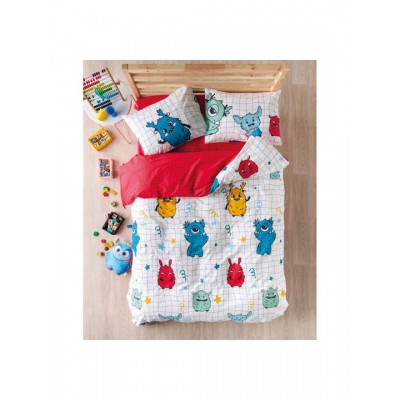 Kentia Σετ Σεντόνια Μονά Βαμβακερά 160x270cm 3τμχ