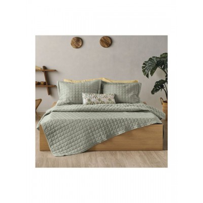 Kentia Vegas Σετ Κουβερλί Μονό από Πολυεστέρα Khaki 160x240cm