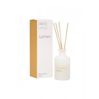 Mood 25 Λαμψη Diffuser Αρωματικό Χώρου Στικς Άρωμα Ginger Lemon Tart Κεντια Γυαλί 100ml