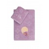 Kentia Σετ Βρεφικές Πετσέτες 2τμχ Hans Λιλά Βάρους 450gr/m²