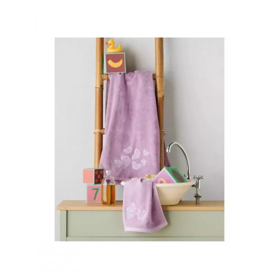 Kentia Σετ Βρεφικές Πετσέτες 2τμχ Niobi Λιλά Βάρους 450gr/m²