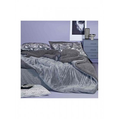 Kentia Κουβερτοπάπλωμα Υπέρδιπλο 240x260εκ. Notturno Γκρι 730 GSM