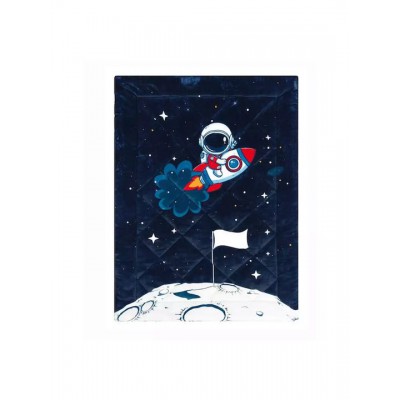 Kentia Παιδικό Κουβερτοπάπλωμα Διπλής Όψης Μονό με Γέμιση Hollowfiber Sirius Blue-white 160x220εκ.