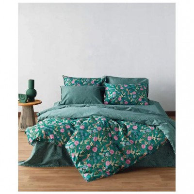 Kentia Stylish Aperry Σετ Σεντόνια Υπέρδιπλα 240x270εκ. Emerald Green, Pink, Warm Yellow (4τμχ)