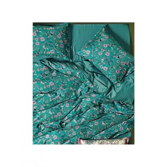 Kentia Stylish Aperry Σετ Σεντόνια Υπέρδιπλα 240x270εκ. Emerald Green, Pink, Warm Yellow (4τμχ)