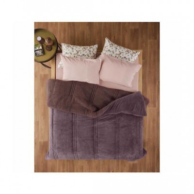 Kentia Κουβερτοπάπλωμα Υπέρδιπλο 240x260εκ. Notturno Καφέ 730 GSM