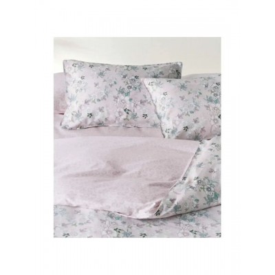 Kentia Vervita 18 Σετ Σεντόνια Υπέρδιπλα 240x270εκ. Pink-whte-green-blue (4τμχ)
