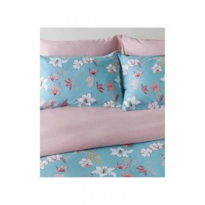Kentia Darlyn Σετ Σεντόνια Υπέρδιπλα 240x270εκ. Ciel-pink (4τμχ)