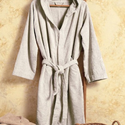 Melinen Bloom Μπουρνούζι με Κουκούλα Ecru 400gr/m² Μ