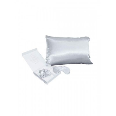 Melinen Pure Σετ Μαξιλαροθήκες με Φάσα Silver 50x70εκ.