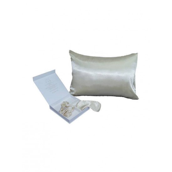 Melinen Pure Σετ Μαξιλαροθήκες με Φάσα Champagne 50x70εκ.