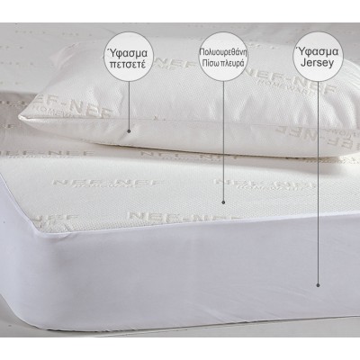 ΠΡΟΣΤΑΤΕΥΤΙΚΟ ΜΑΞΙΛΑΡΙΟΥ ΑΔΙΑΒΡΟΧΟ ΣΕΤ 2 ΤΕΜΑΧΙΩΝ ΖΑΚΑΡ 50X70