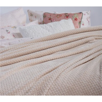 ΝΕΟ! ΚΟΥΒΕΡΤΑ ΜΟΝΗ WORTH 160X220 ECRU